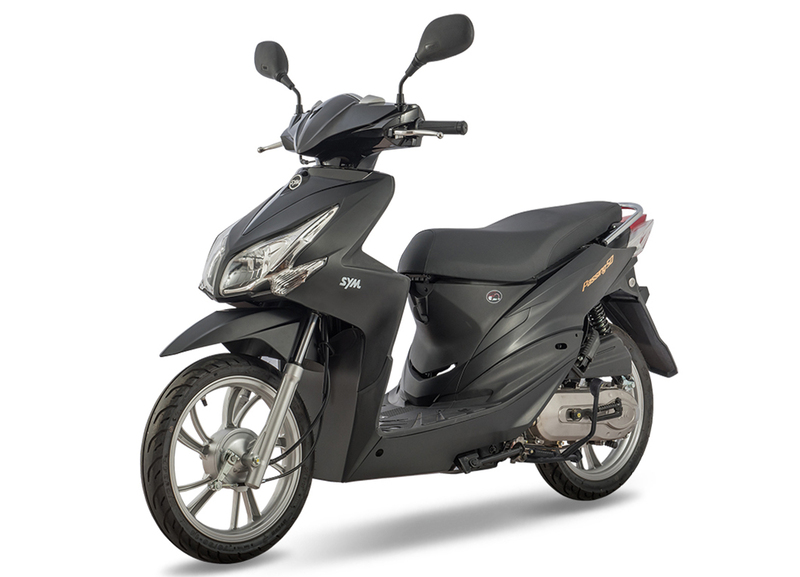 Xe ga Sym Passing 50cc gây ấn tượng bởi diện mạo năng động và cá tính