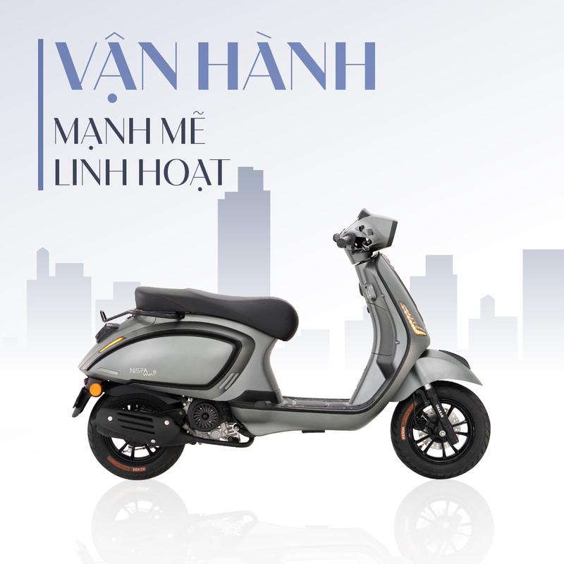 Ally Vegas R 50cc là mẫu xe tay ga phong cách, phù hợp với những bạn trẻ yêu thích sự hiện đại và cá tính