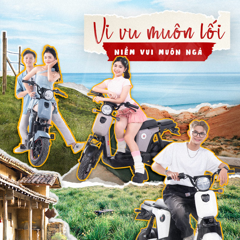 Xe điện OSAKAR Mandi là trợ thủ đắc lực giúp học sinh cấp 3 thể hiện cá tính riêng, vi vu muôn lối