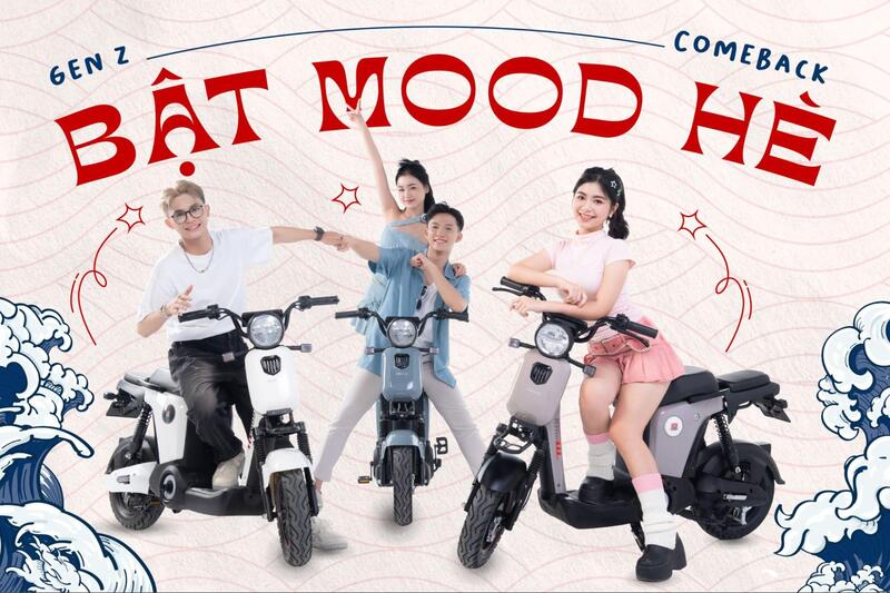Xe điện OSAKAR Mandi là người bạn đồng hành đáng tin cậy, giúp học sinh vi vu cùng bạn bè và đến trường an toàn