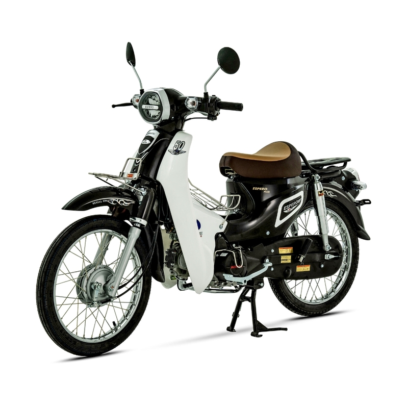 Detech Espero Plus 2 - mẫu xe máy cub 50cc cho học sinh nữ mang vẻ đẹp hoài cổ pha lẫn hiện đại