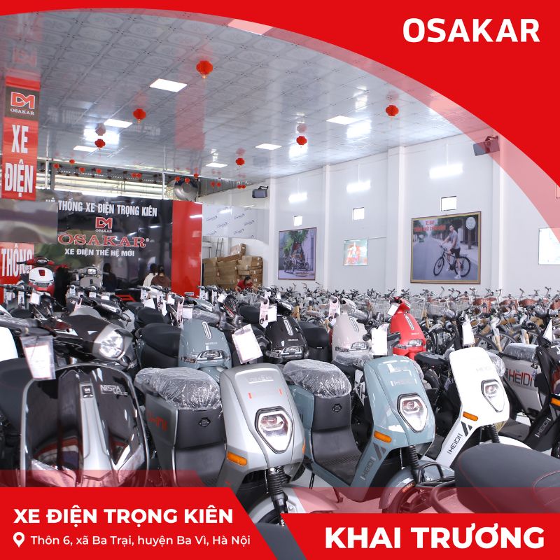 Đại lý OSAKAR Trọng Kiên có quy mô hoành tráng ấn tượng