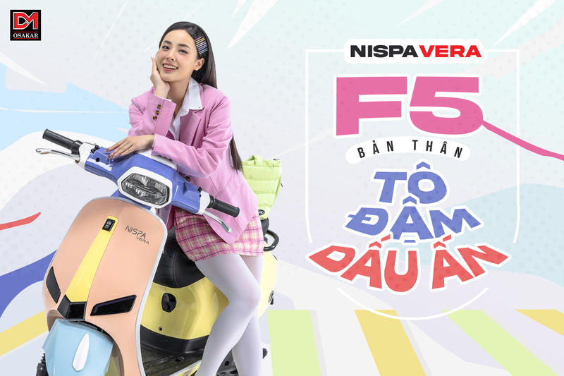 OSAKAR Nispa Vera với thiết kế trẻ trung, năng động cùng với nhiều màu sắc đa dạng, được khách hàng đánh giá là một trong những mẫu xe máy điện đẹp nhất
