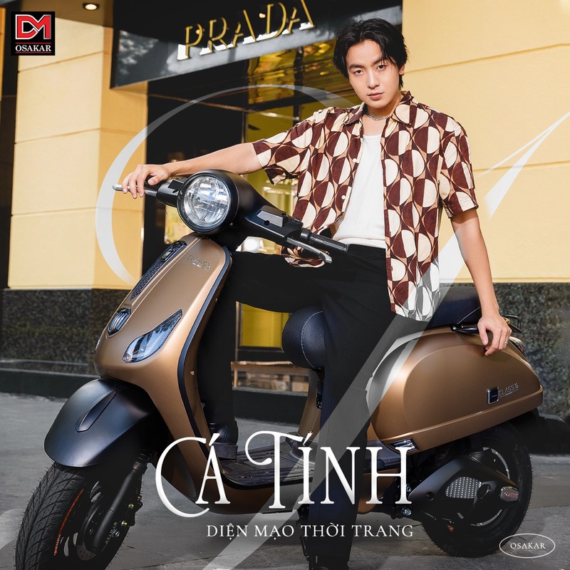 Xe máy điện Osakar Classy sở hữu thiết kế cổ điển, sang trọng, mang đậm phong cách châu Âu