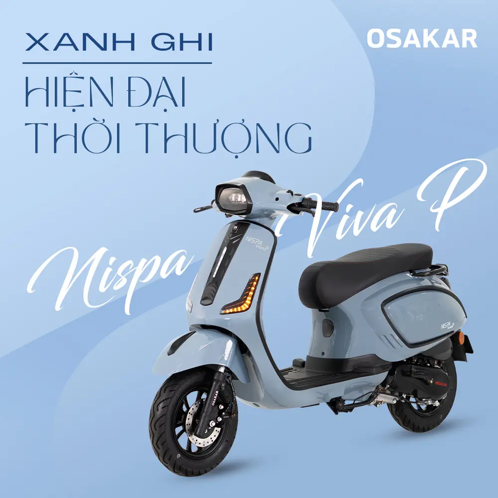 Xe máy 50cc OSAKAR Viva P – lựa chọn hàng đầu về thiết kế tinh tế và hiệu suất động cơ vượt trội.