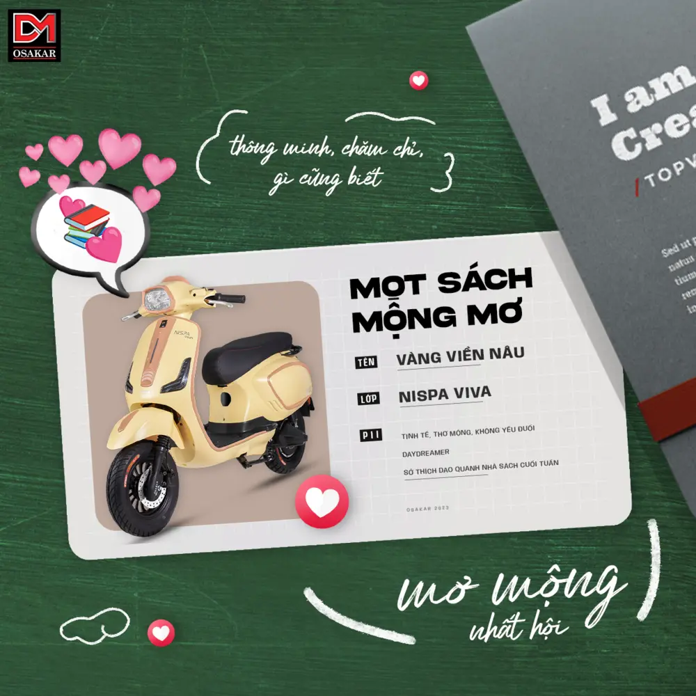 “Bé cưng” Nispa Viva vàng viền nâu - người bạn đồng hành thông minh, tinh tế và thơ mộng
