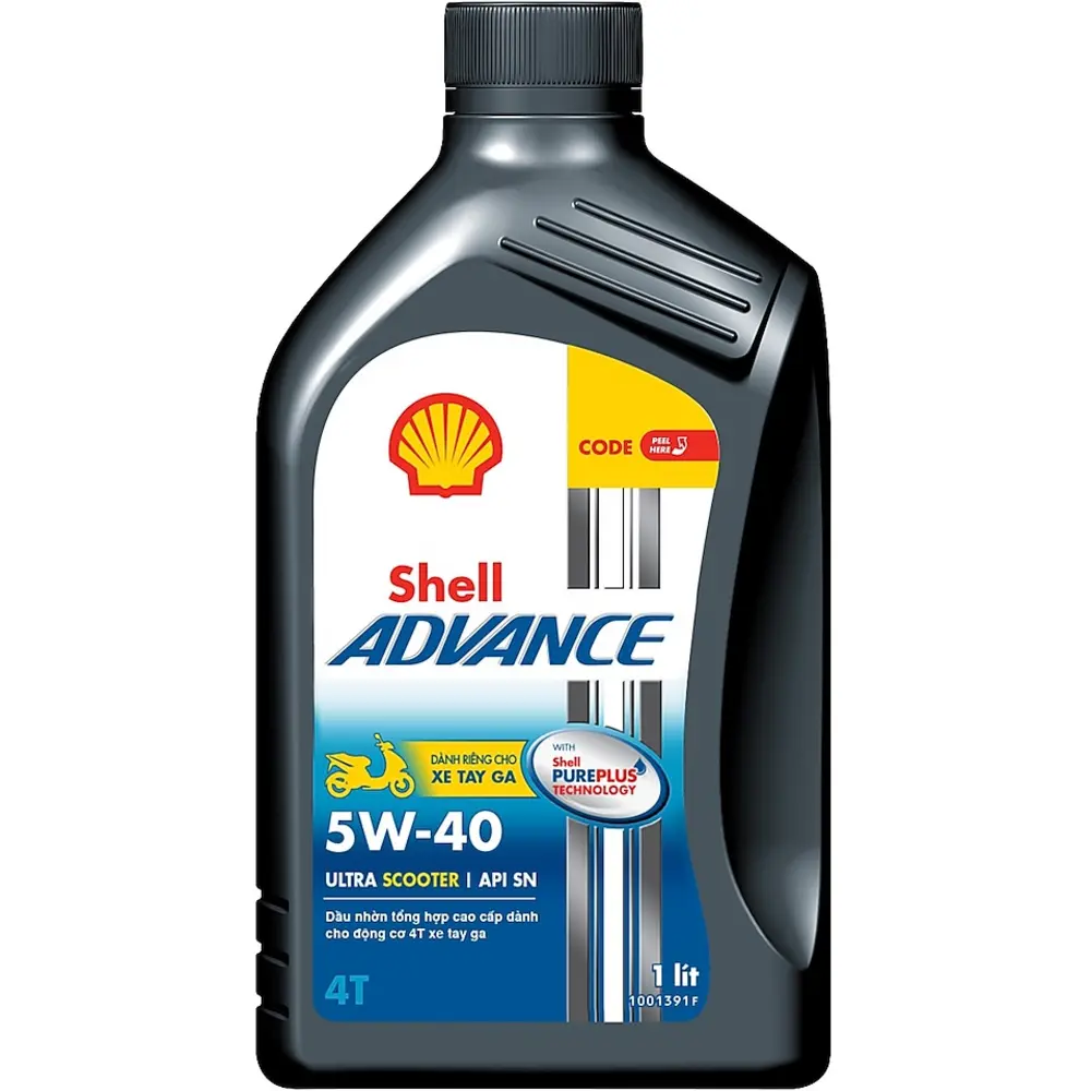Shell Advance - thương hiệu dầu nhớt đình đám giúp bảo vệ động cơ xe tối ưu