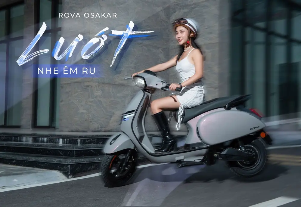Với động cơ điện hiện đại, OSKAR Rova mang lại cảm giác thư thái trên từng chặng đường